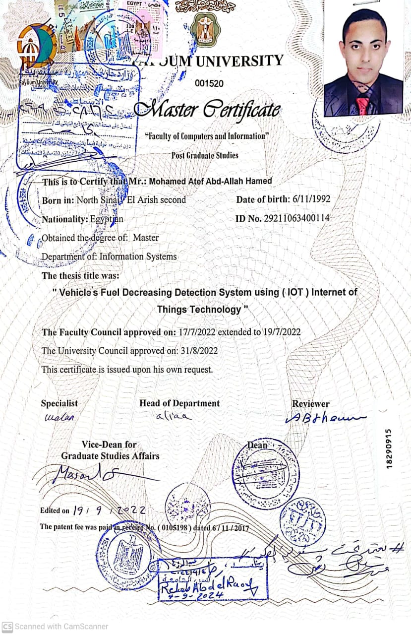 Master of Information Systems — English