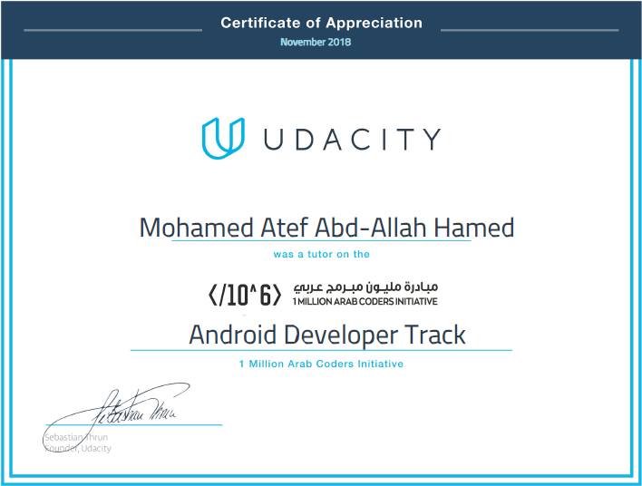 Android Developer Track Tutor